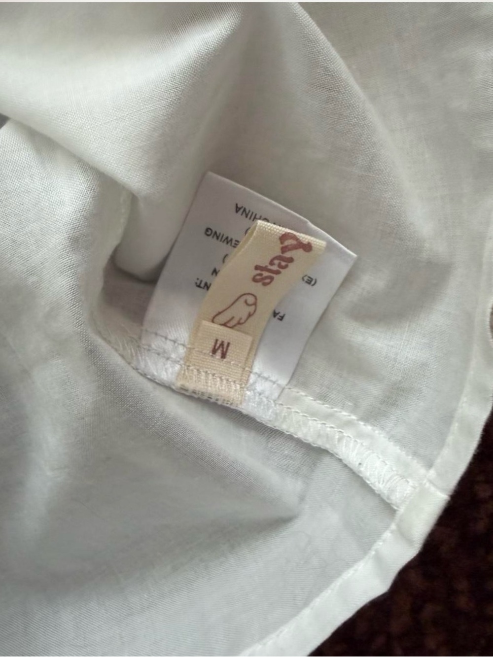 White Cropped Peter Pan Blouse - Picture 4 of 5